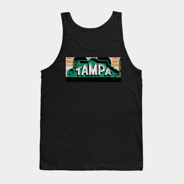 Tampa Theater sign 1926 Tank Top by dltphoto